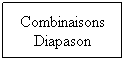 Zone de Texte: Combinaisons Diapason
